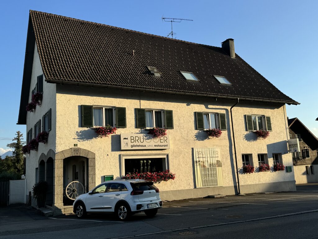 Unsere erste Station, Gästehaus Brugger, Bregenz