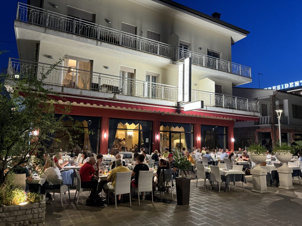 Ein lauer Abend in Abano Terme